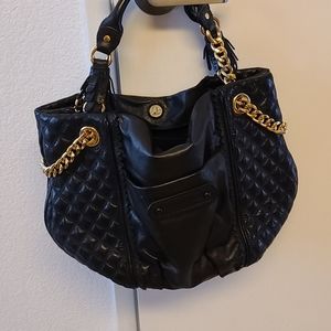 Juicy Couture black leather handbag